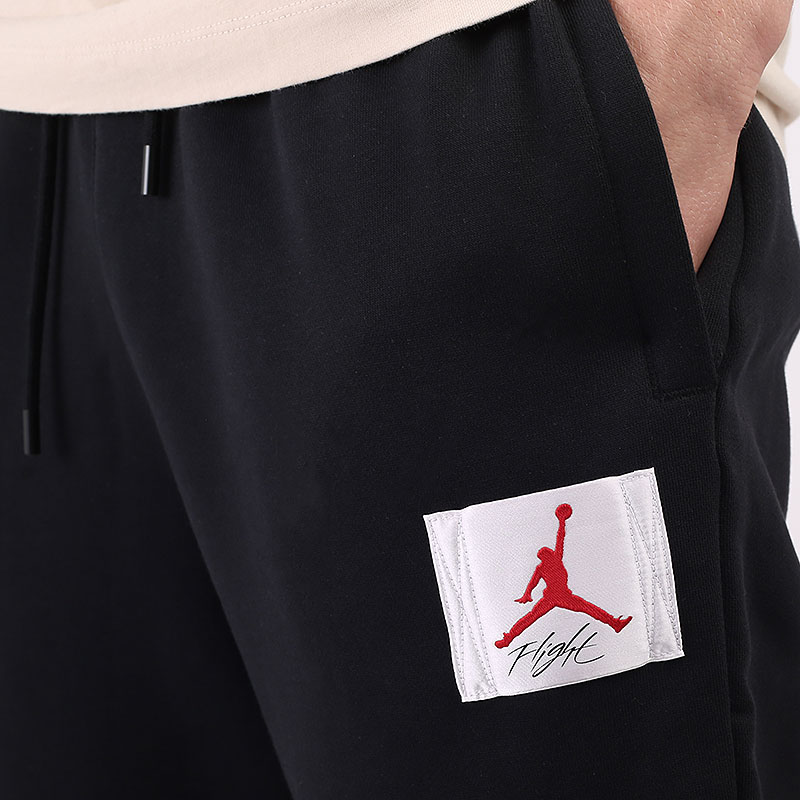 мужские черные брюки Jordan Flight Fleece Trousers CV6148-010 - цена, описание, фото 4